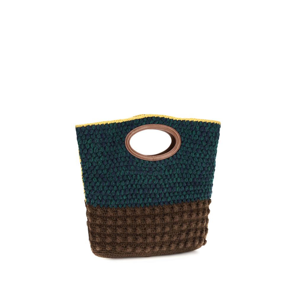 Marni Multicolor Wool Oves Aries Clutch Bag