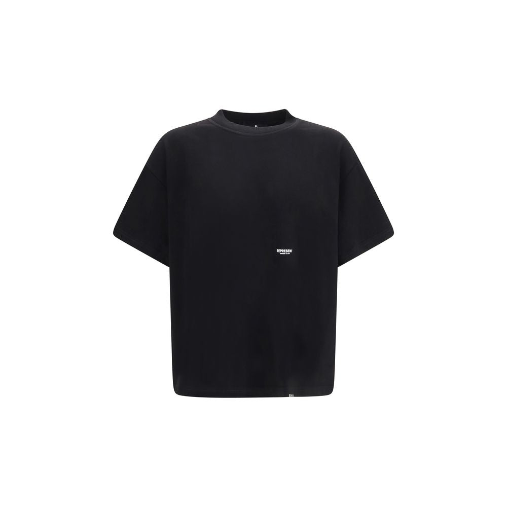 Represent Schwarzes Baumwoll-T-Shirt