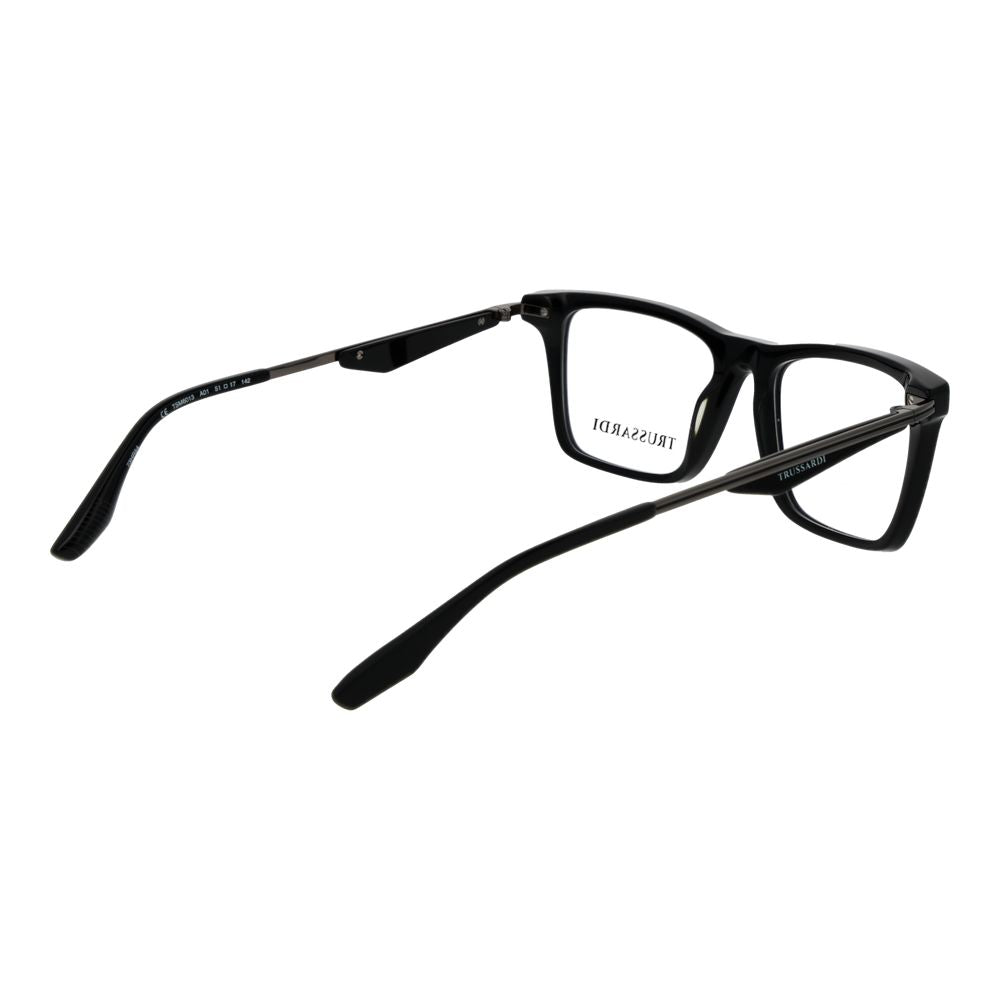 Trussardi Schwarze Brille aus Acetat (Gestell)
