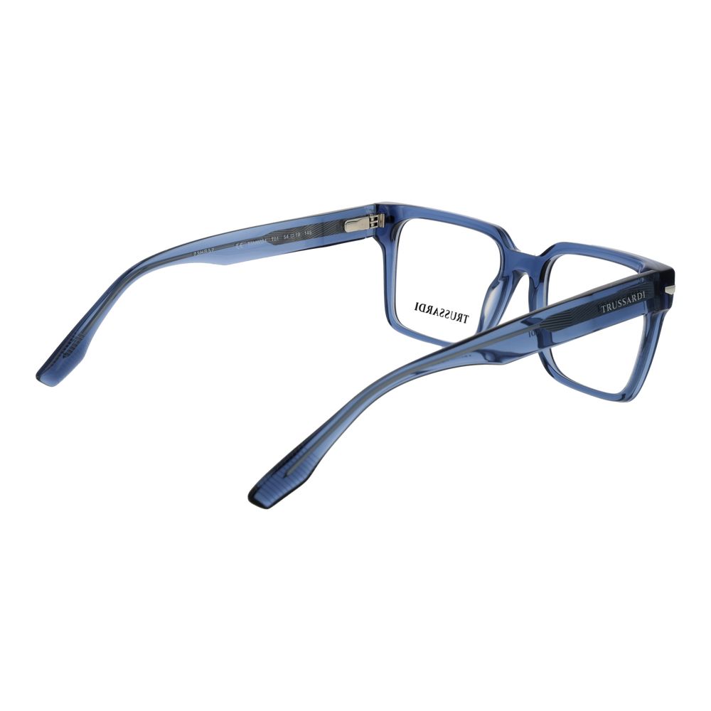 Trussardi Blaue Brille aus Acetat (Gestell)