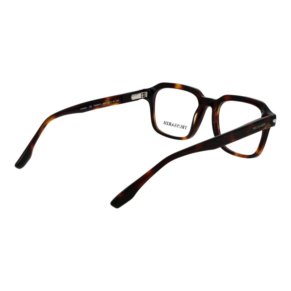 Trussardi Braune Brille aus Acetat (Gestell)