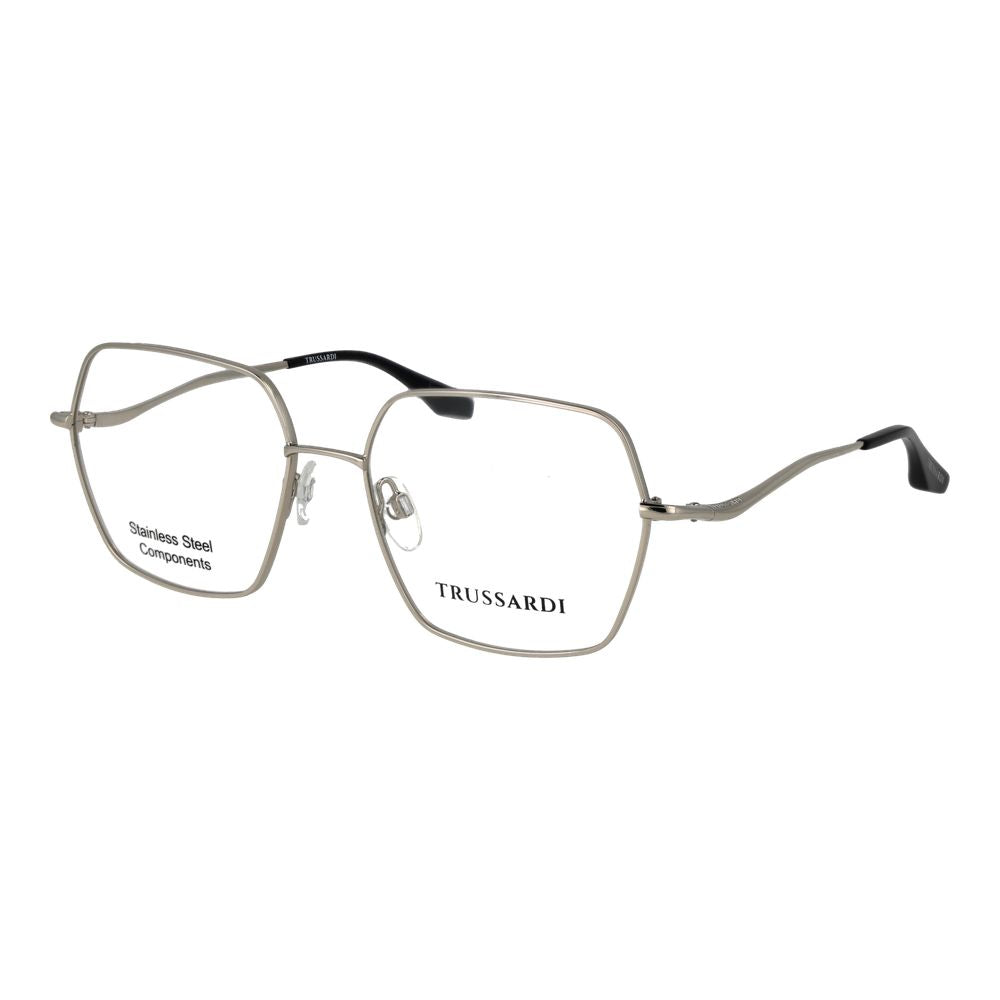 Trussardi Silberne Edelstahl-Brillengestelle