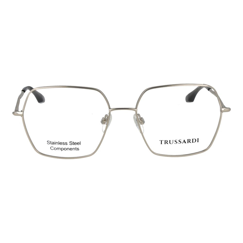 Trussardi Silberne Edelstahl-Brillengestelle