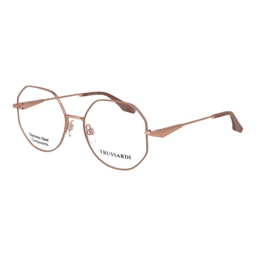 Trussardi Rosa Edelstahlbrille (Gestelle)