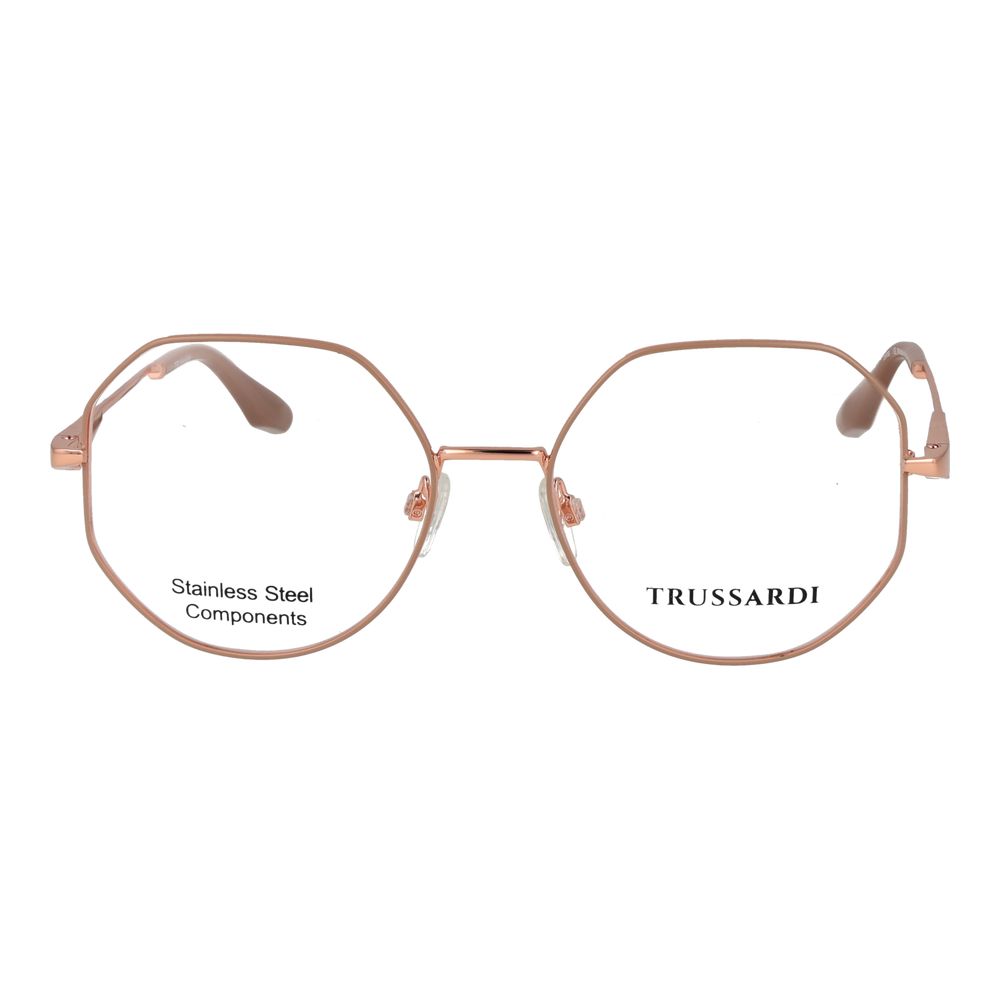 Trussardi Rosa Edelstahlbrille (Gestelle)