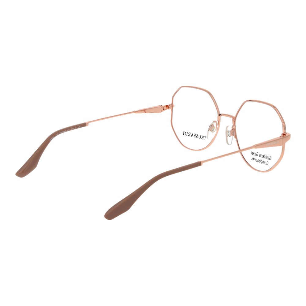 Trussardi Rosa Edelstahlbrille (Gestelle)