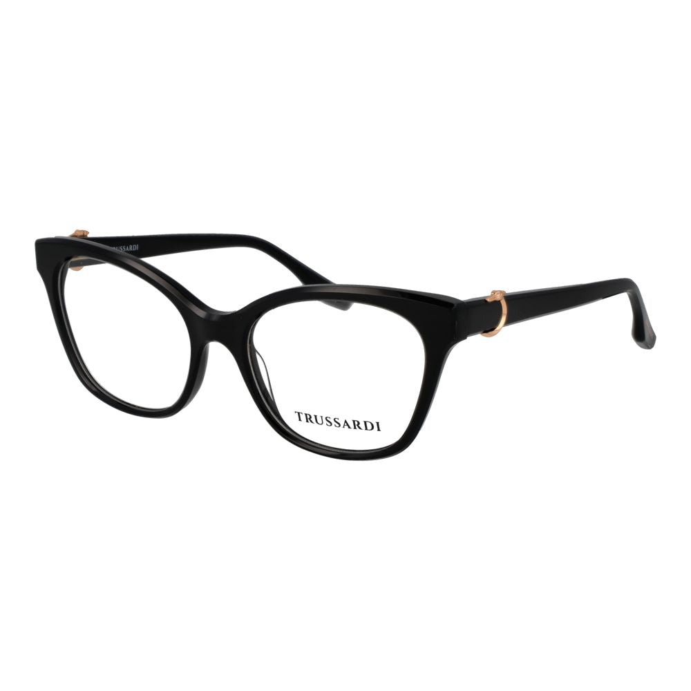 Trussardi Schwarze Brille aus Acetat (Gestell)