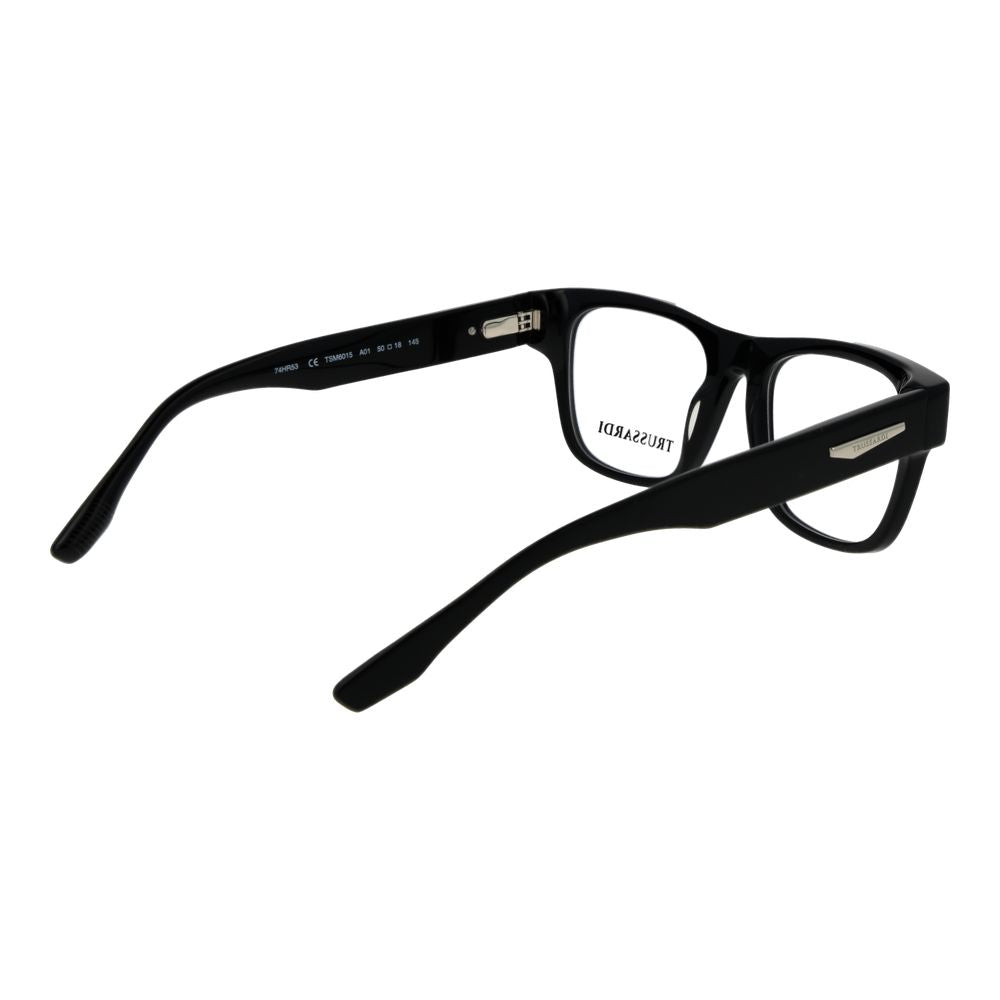Trussardi Schwarze Brille aus Acetat (Gestell)