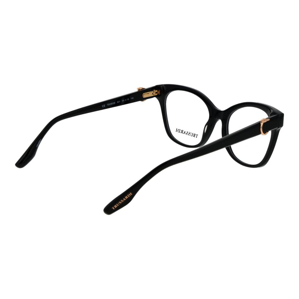 Trussardi Schwarze Brille aus Acetat (Gestell)