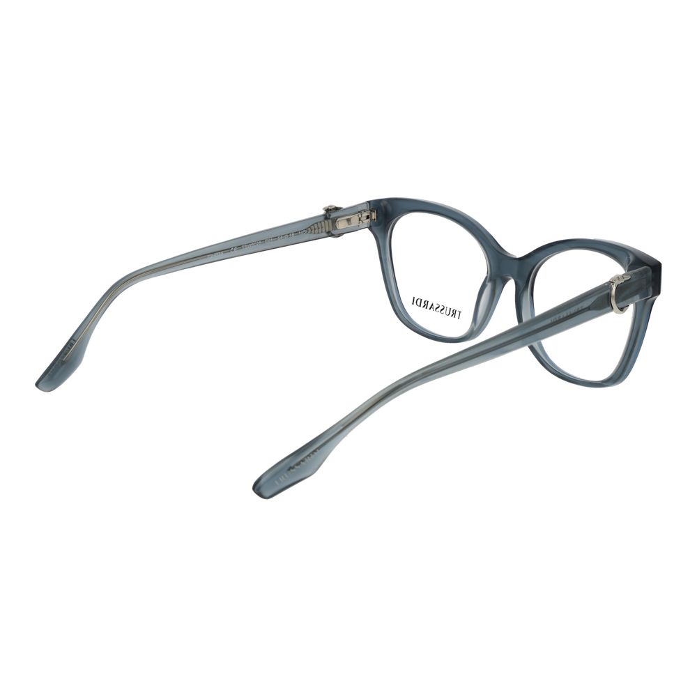 Trussardi Blaue Brille aus Acetat (Gestell)