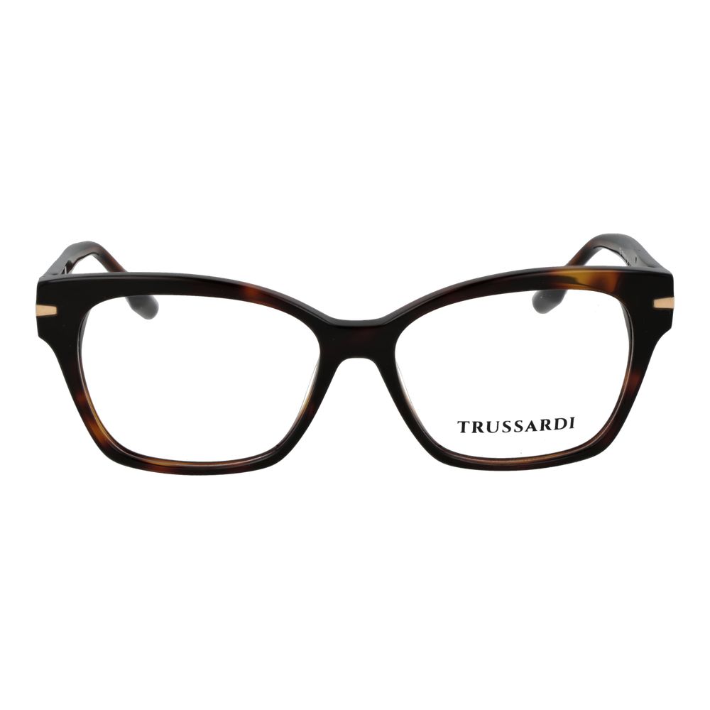 Trussardi Braune Brille aus Acetat (Gestell)