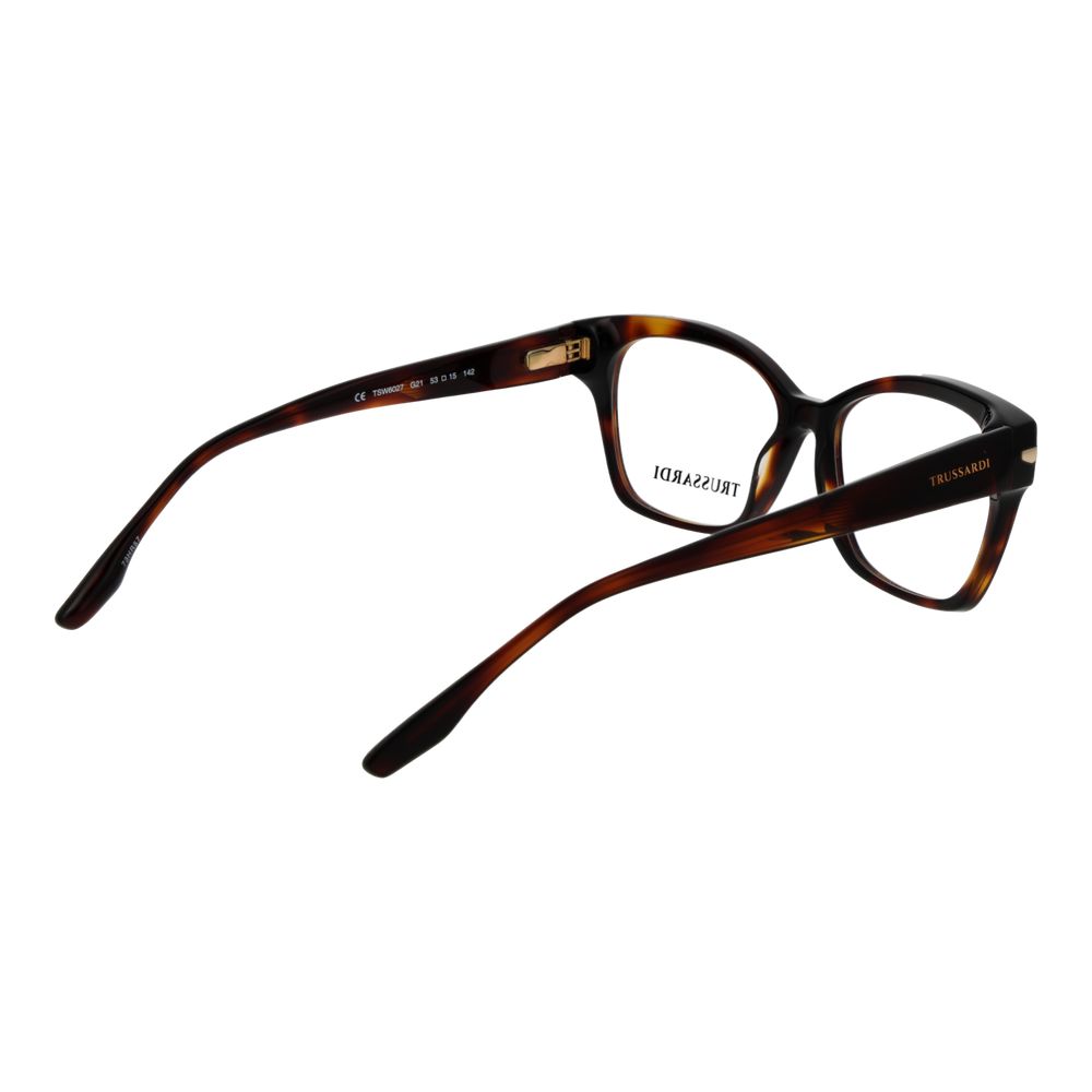 Trussardi Braune Brille aus Acetat (Gestell)