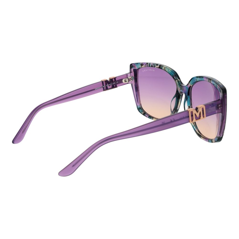 Marciano by Guess Sonnenbrille aus violettem Acetat
