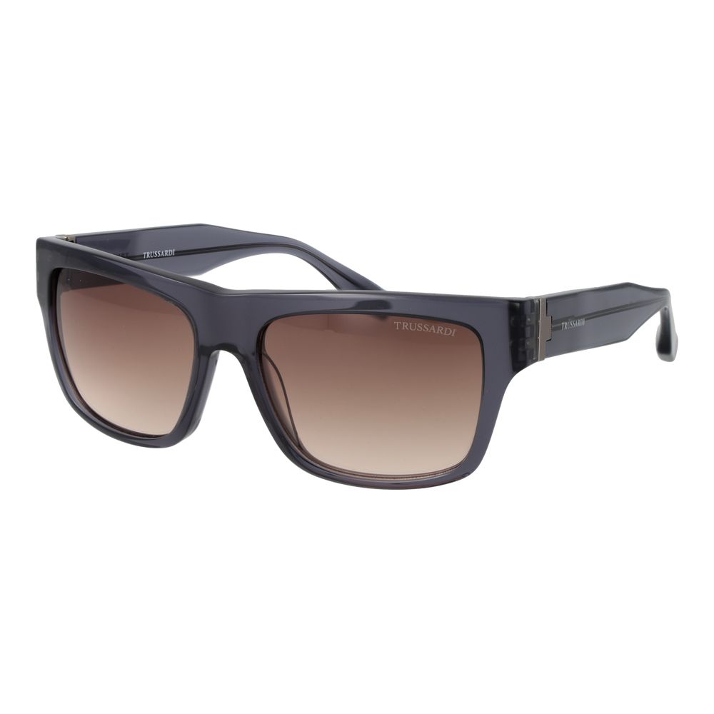 Trussardi Graue Sonnenbrille aus Acetat