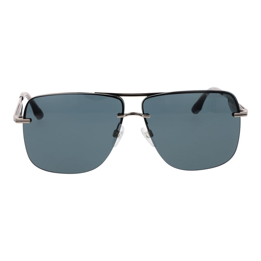 Trussardi Sonnenbrille aus silbernem Metall