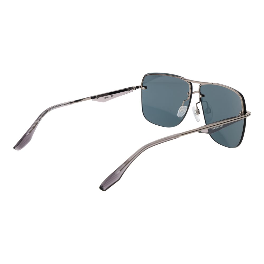 Trussardi Sonnenbrille aus silbernem Metall