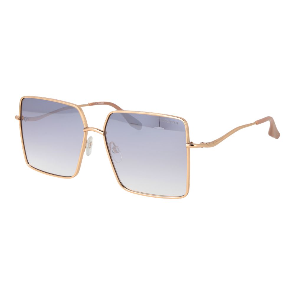 Trussardi Sonnenbrille aus Edelstahl in Gold
