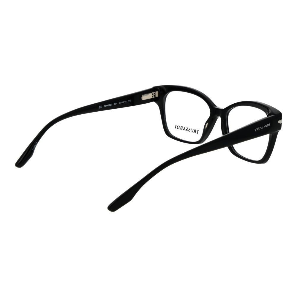 Trussardi Schwarze Brille aus Acetat (Gestell)