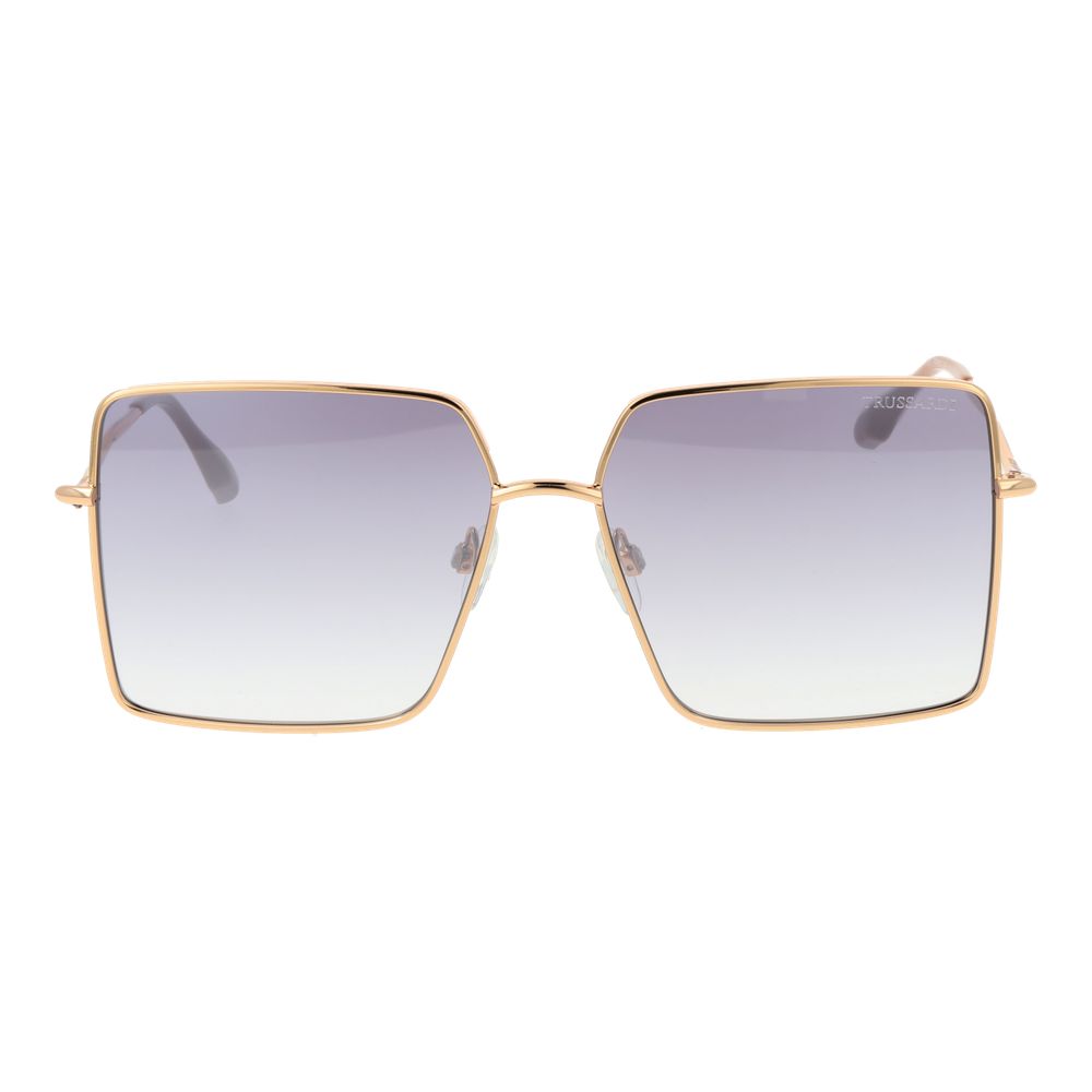 Trussardi Sonnenbrille aus Edelstahl in Gold