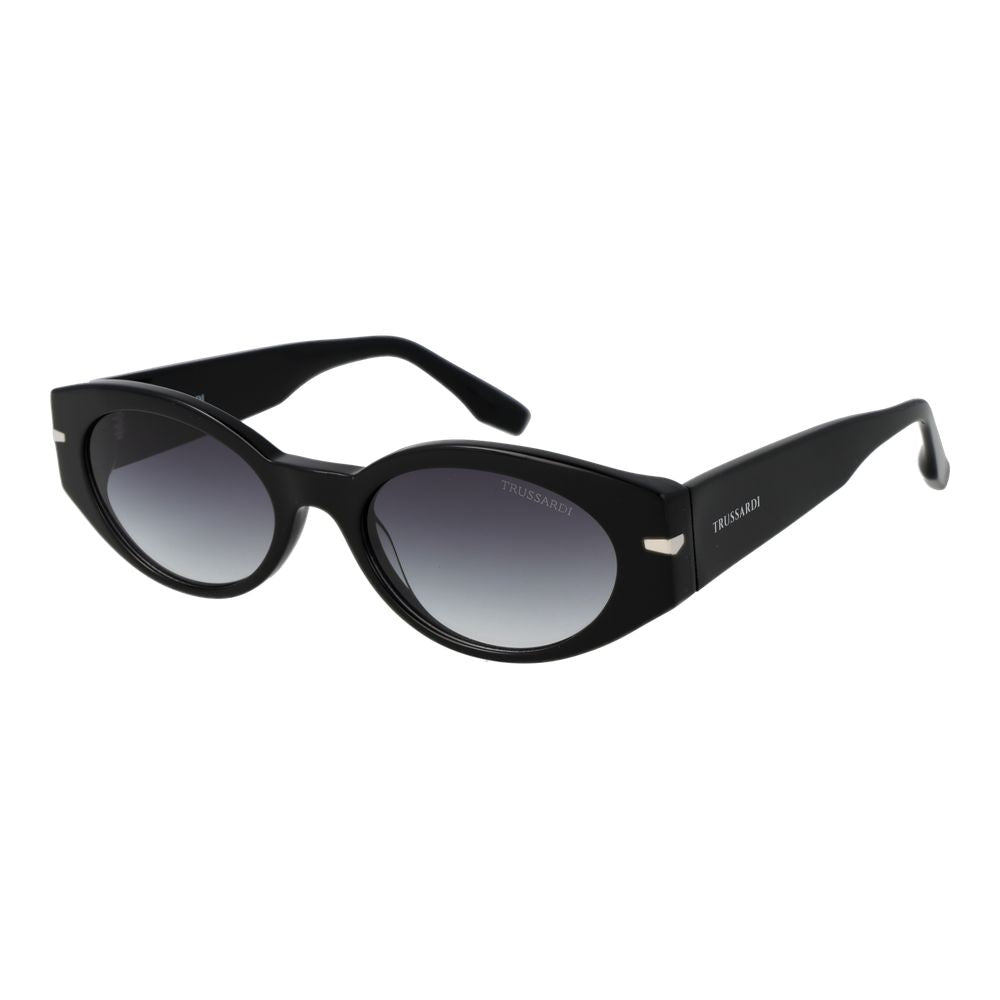 Trussardi Schwarze Sonnenbrille aus Acetat