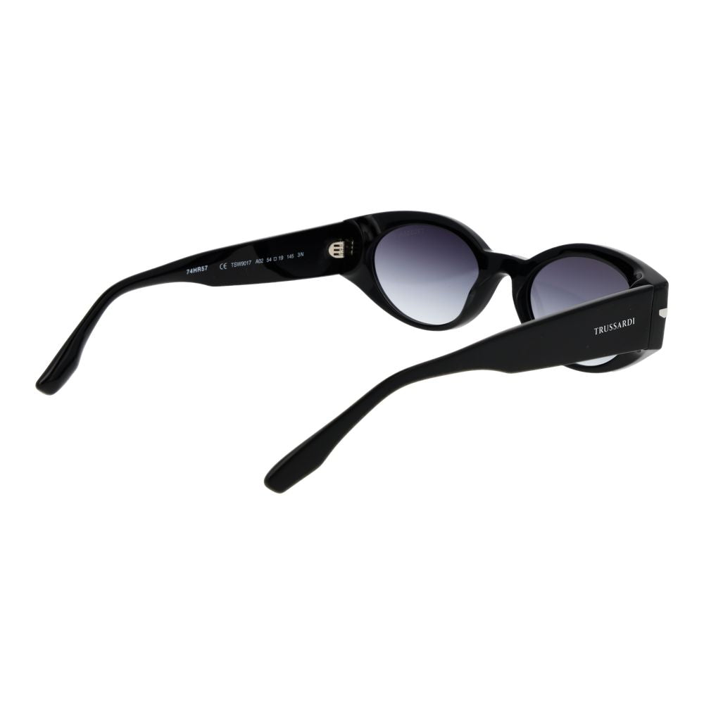Trussardi Schwarze Sonnenbrille aus Acetat