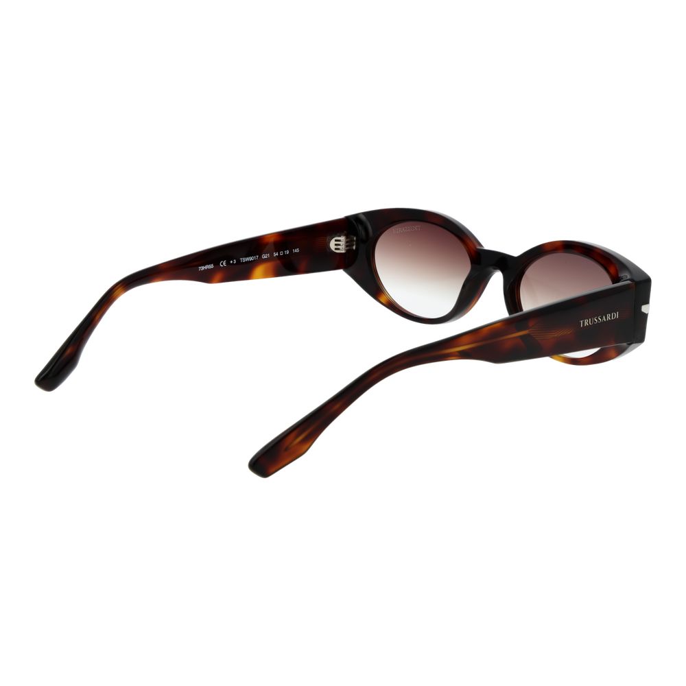 Trussardi Braune Sonnenbrille aus Acetat