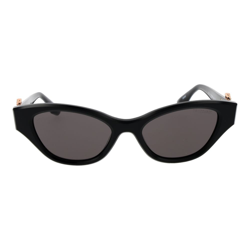 Trussardi Schwarze Sonnenbrille aus Acetat