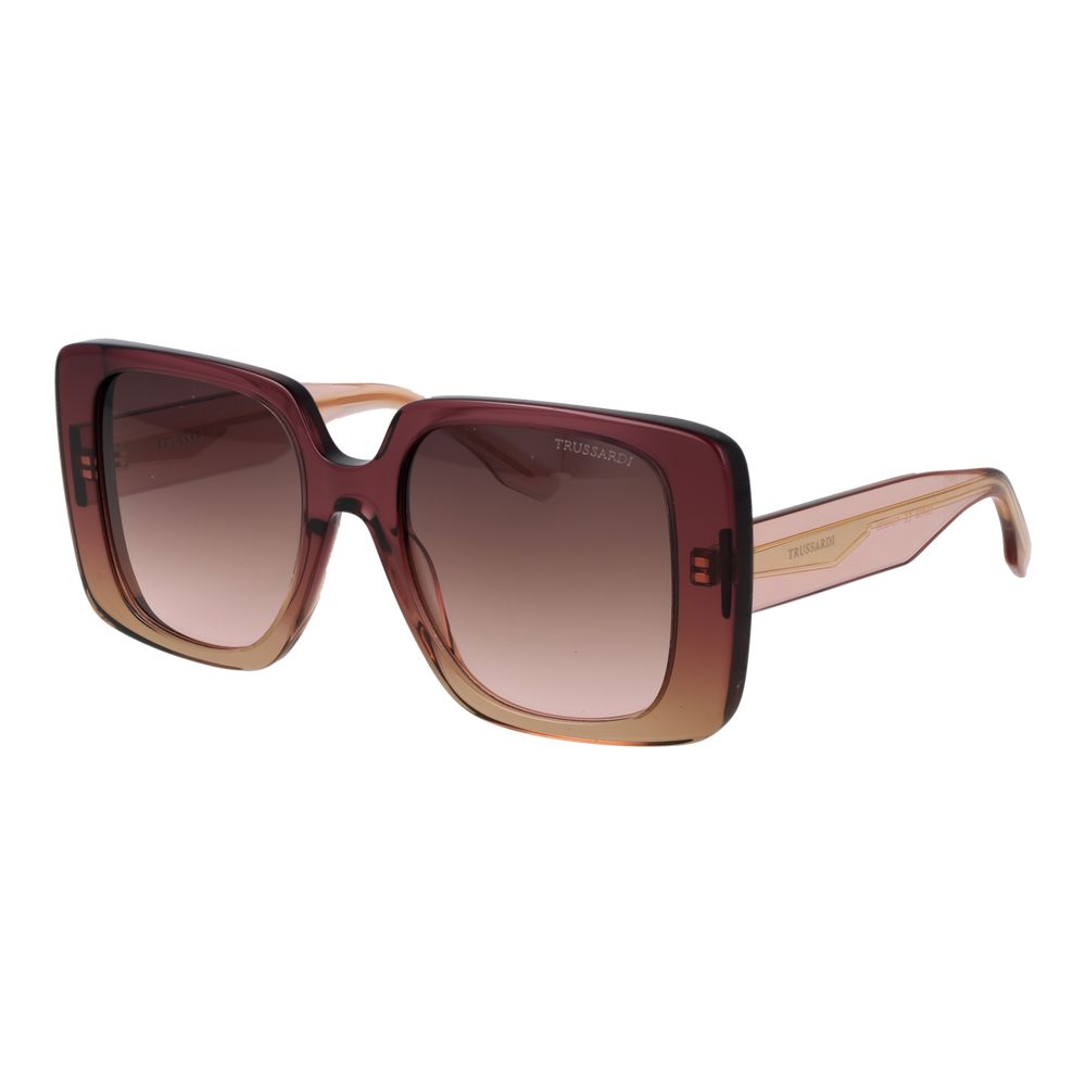 Trussardi Sonnenbrille aus rosa Azetat