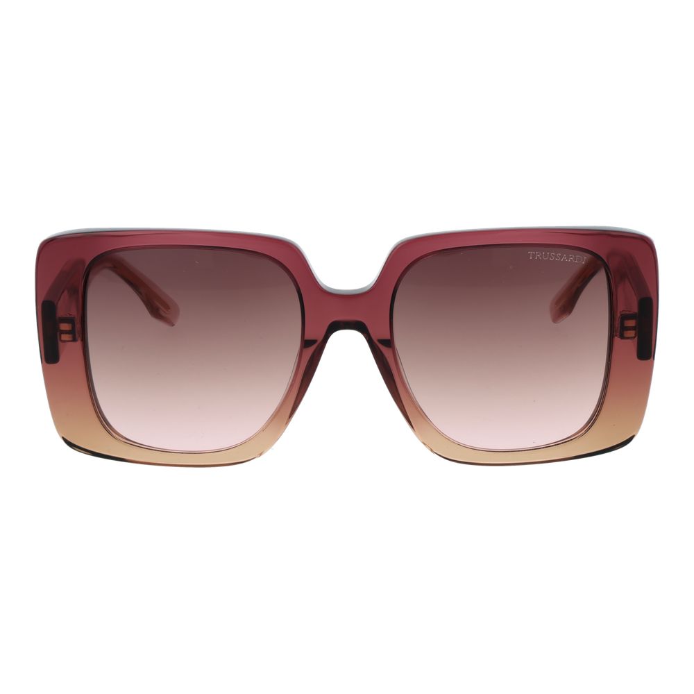 Trussardi Sonnenbrille aus rosa Azetat