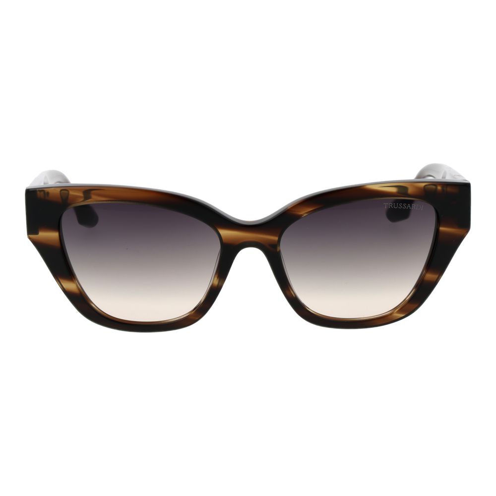 Trussardi Braune Sonnenbrille aus Acetat