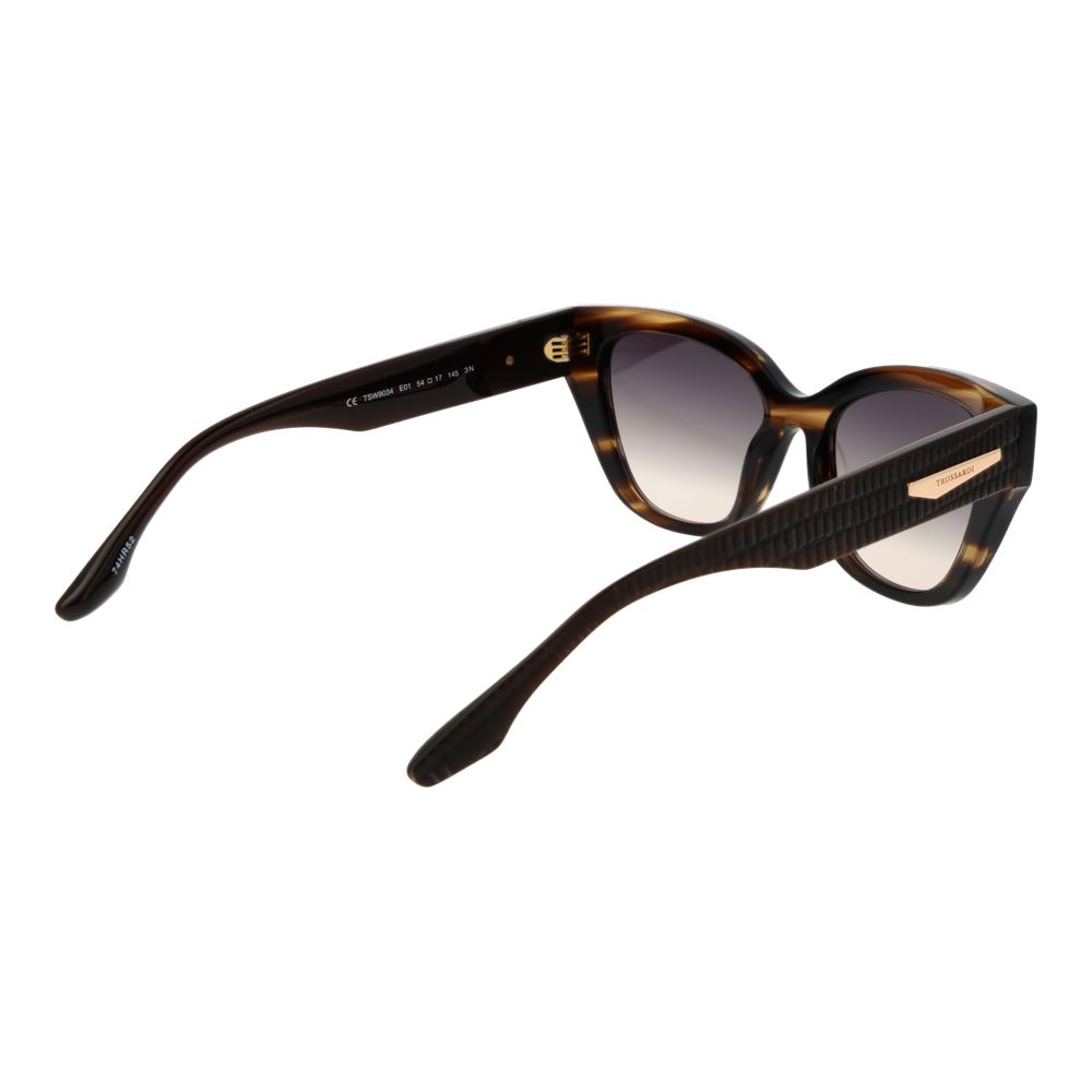 Trussardi Braune Sonnenbrille aus Acetat