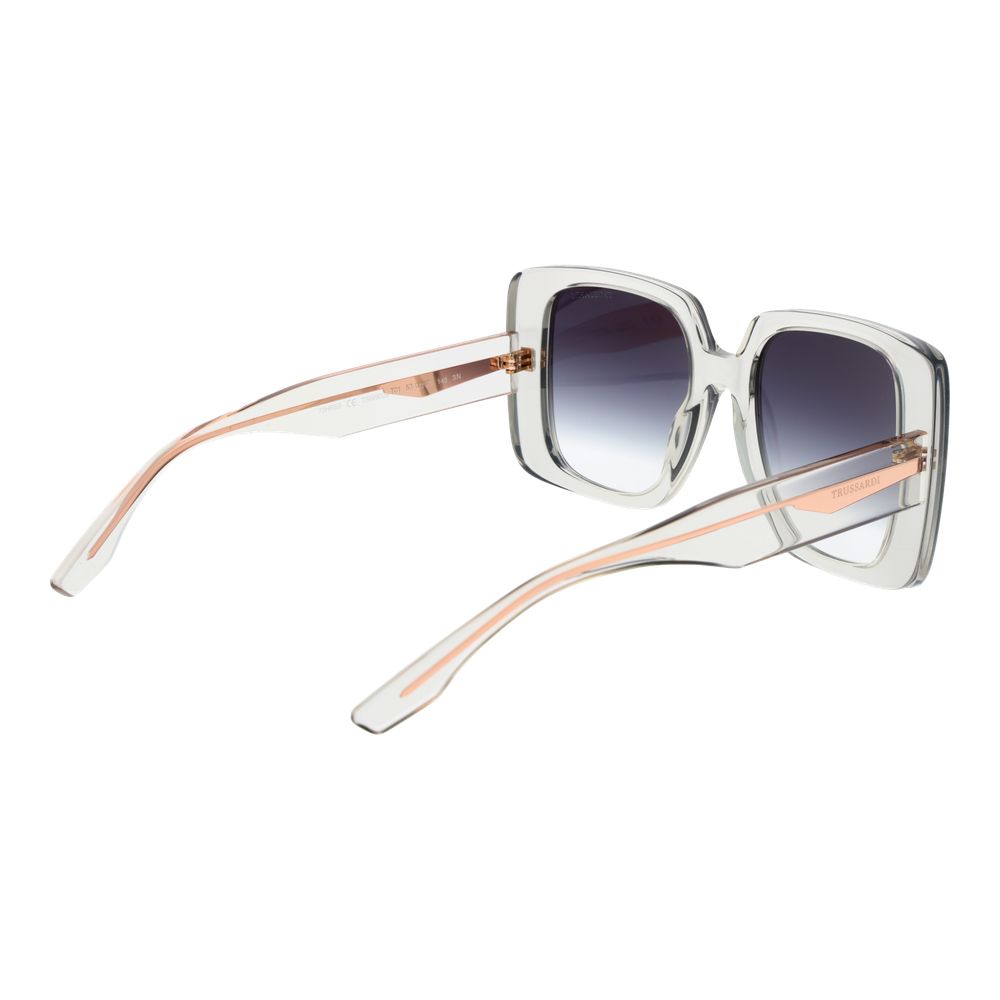 Trussardi Graue Sonnenbrille aus Acetat