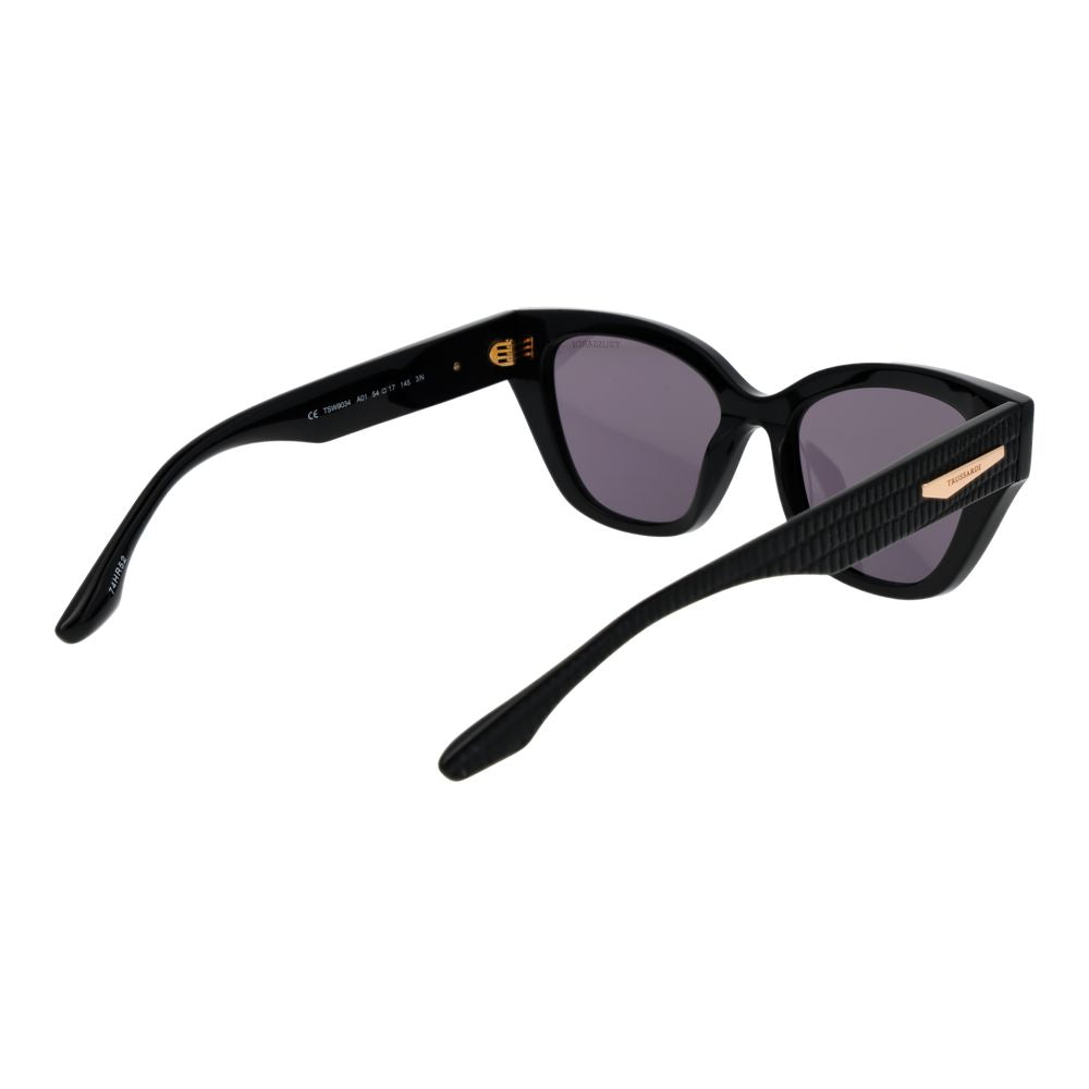 Trussardi Schwarze Sonnenbrille aus Acetat