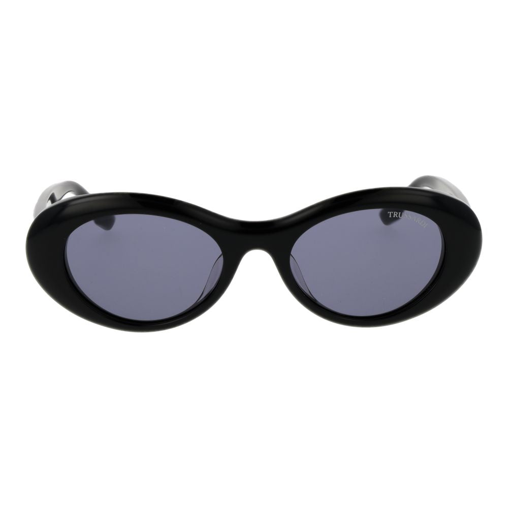 Trussardi Schwarze Sonnenbrille aus Acetat