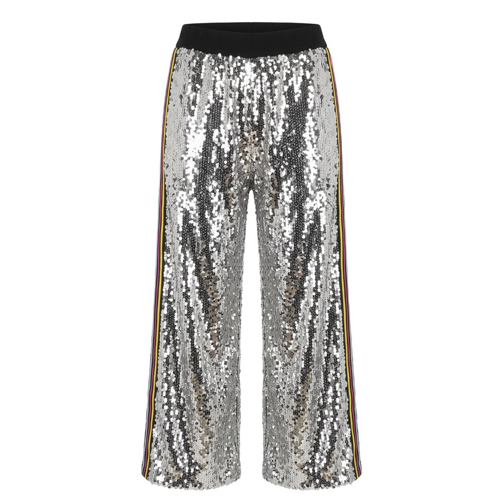 Trussardi Jeans Graue Damen Hose aus Polyester
