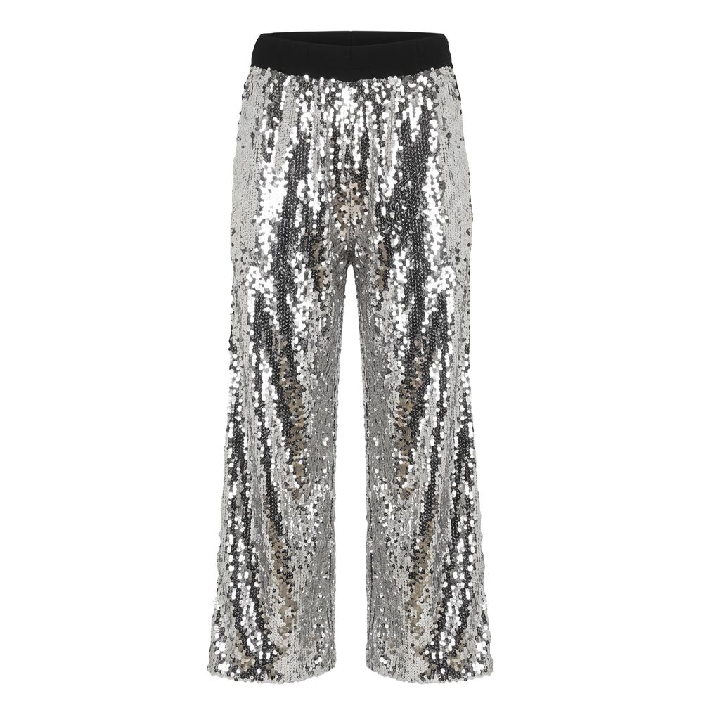 Trussardi Jeans Graue Damen Hose aus Polyester