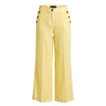 Trussardi Jeans Gelbe Leinenhose für Damen