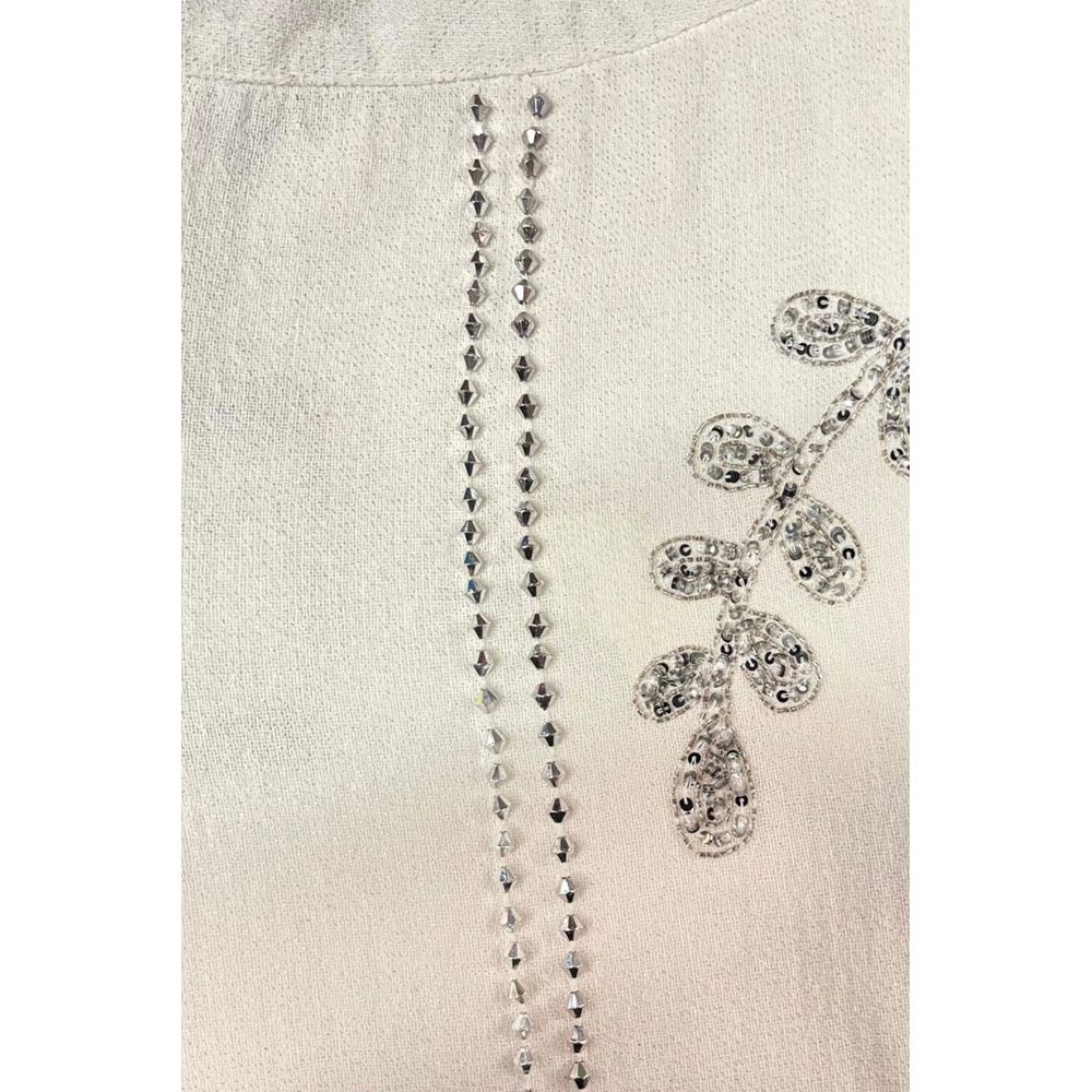 Trussardi Jeans Weiße Baumwollhose für Damen