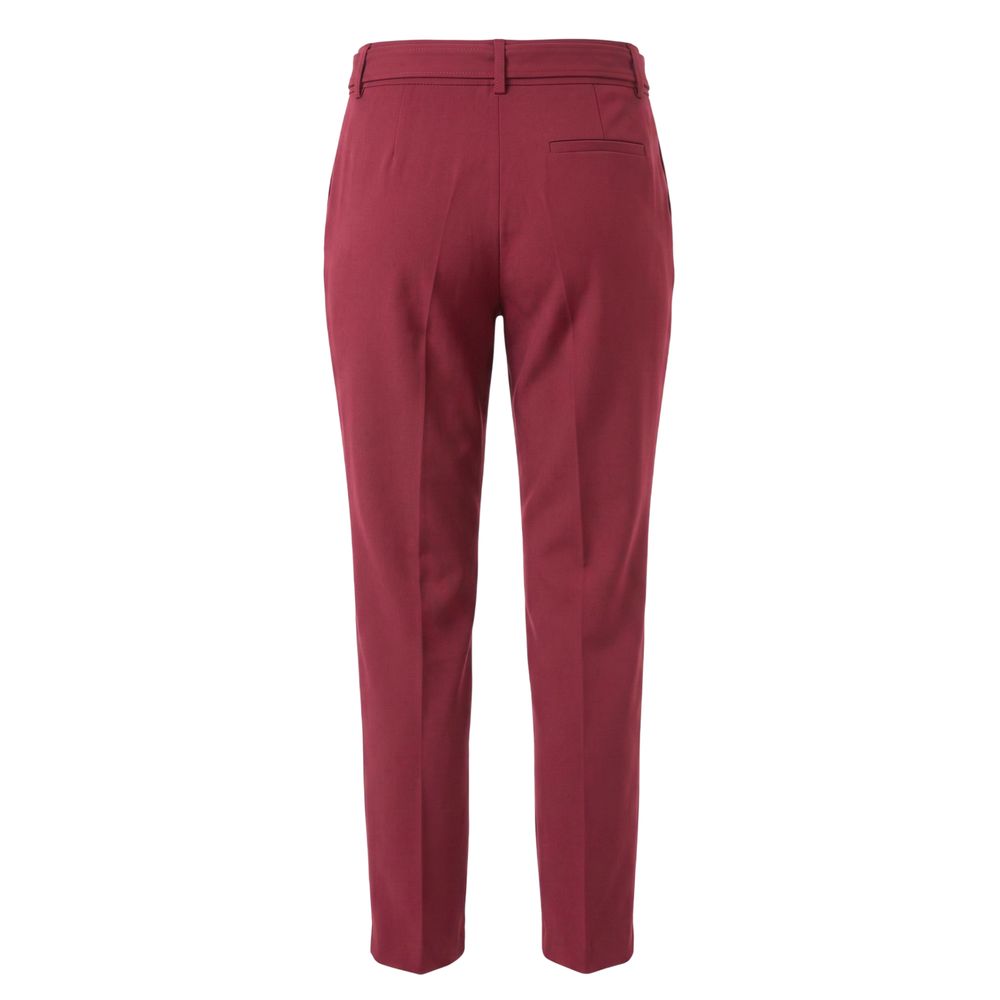 Trussardi Jeans Rote Damen Hose aus Polyester