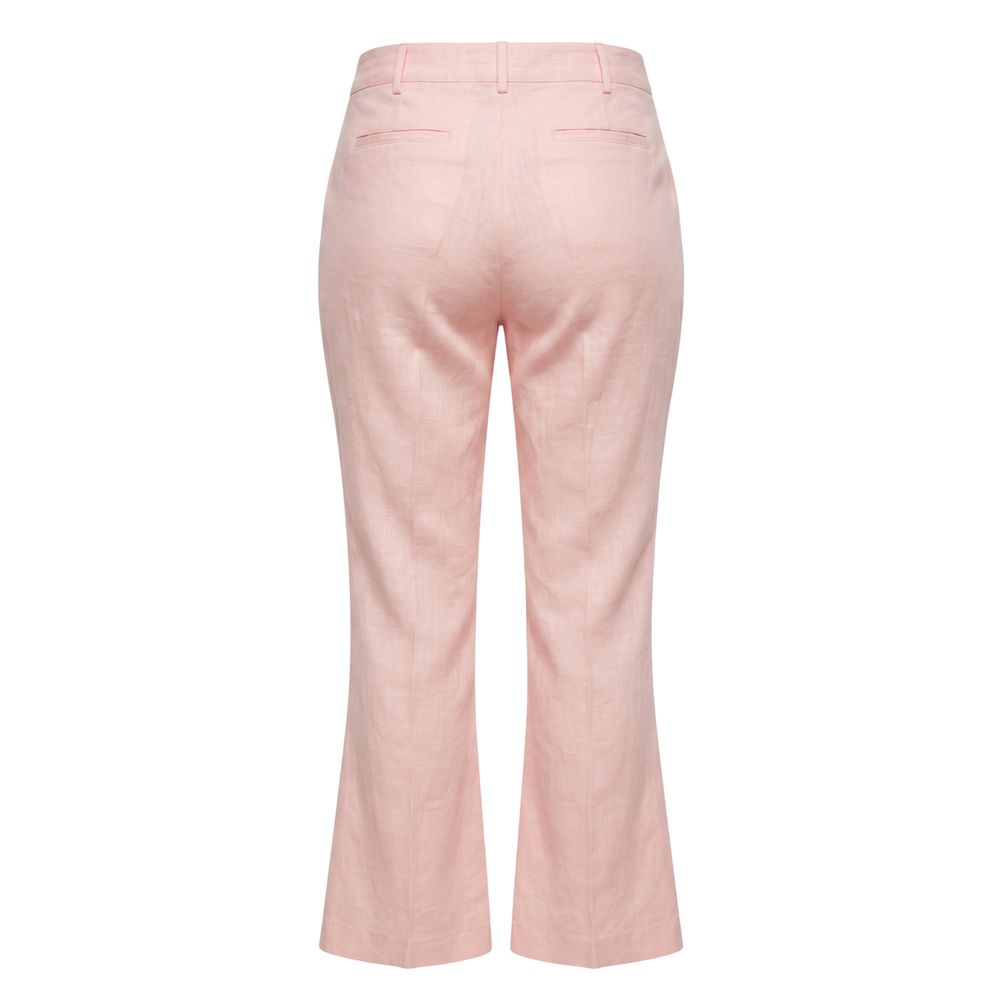 Trussardi Jeans Pink Flax Damen Hose