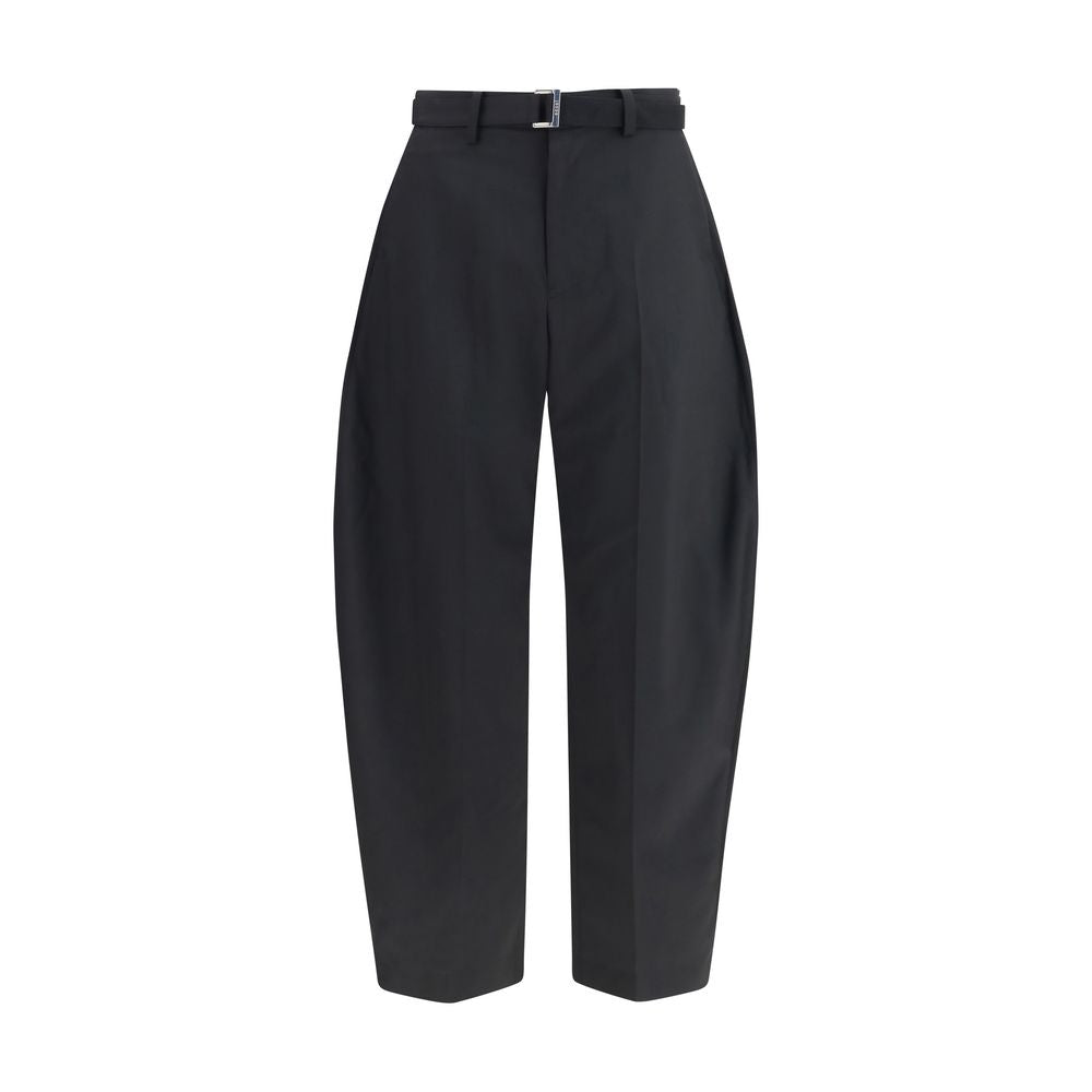 Sacai Schwarze Freizeithose aus Polyester