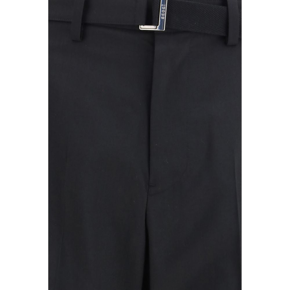 Sacai Schwarze Freizeithose aus Polyester