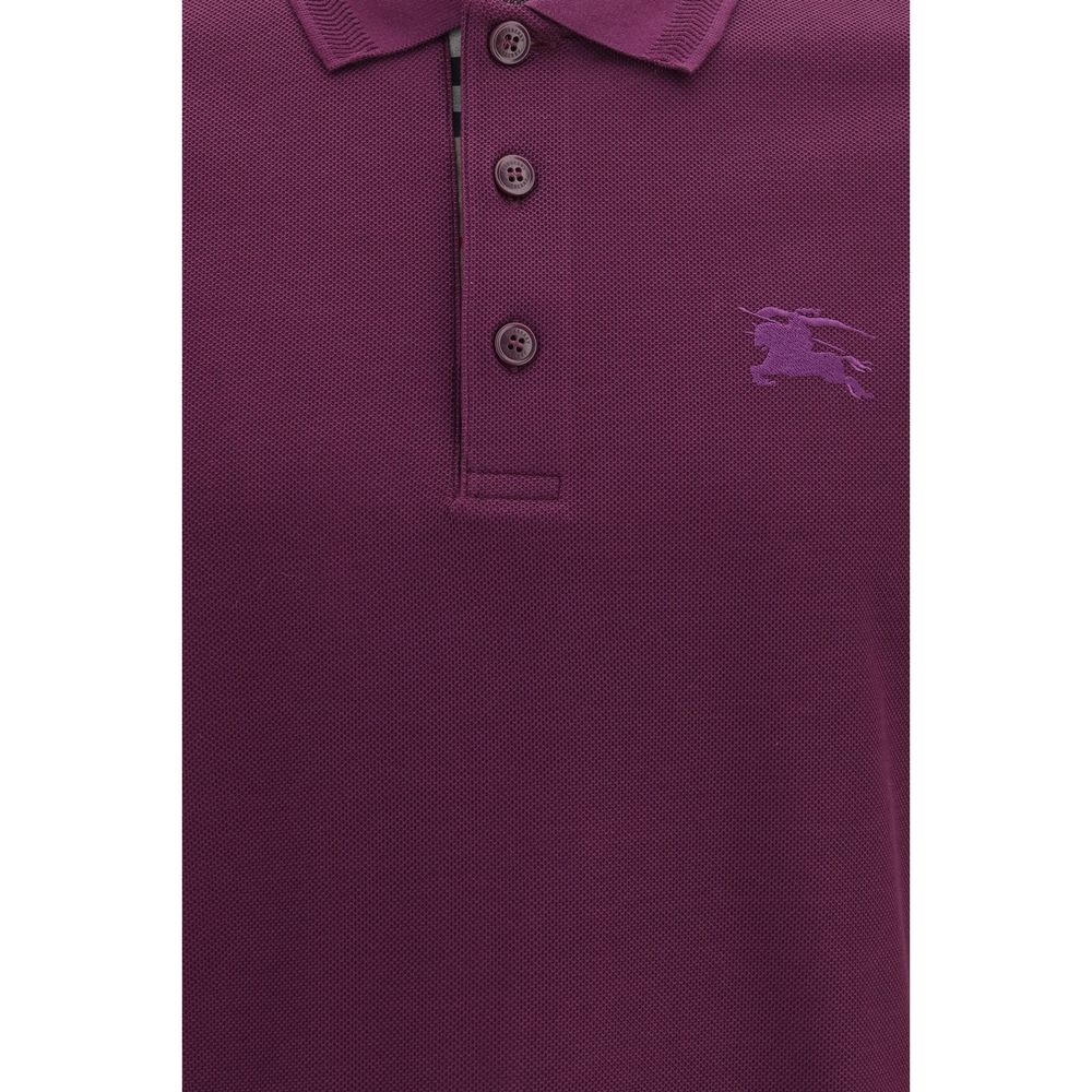 Burberry Lila Baumwoll-Poloshirt