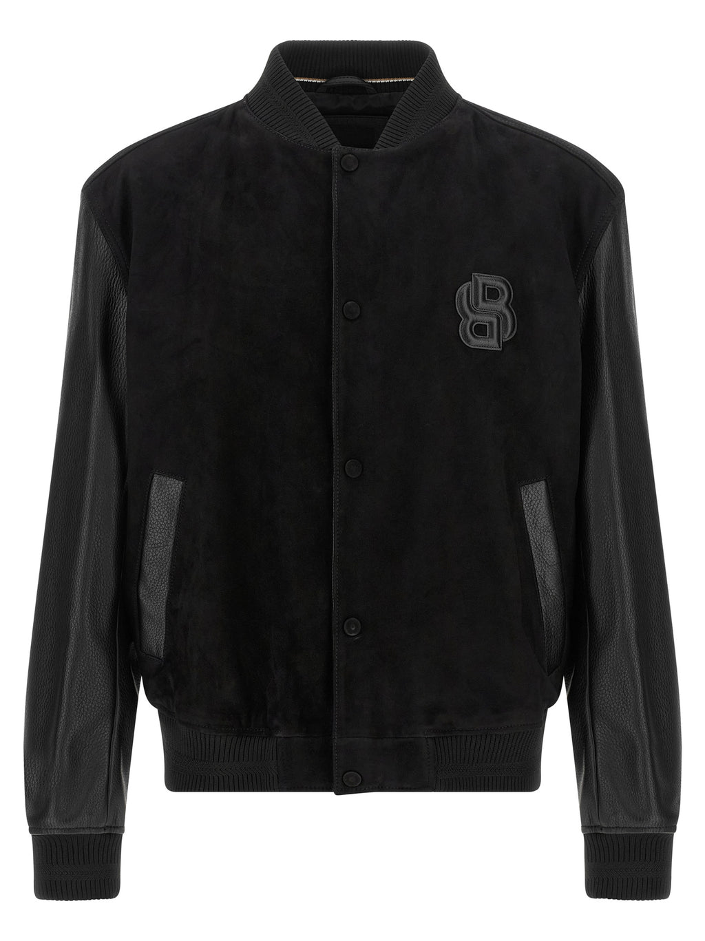 Hugo Boss Schwarzer Bomber aus Polyester