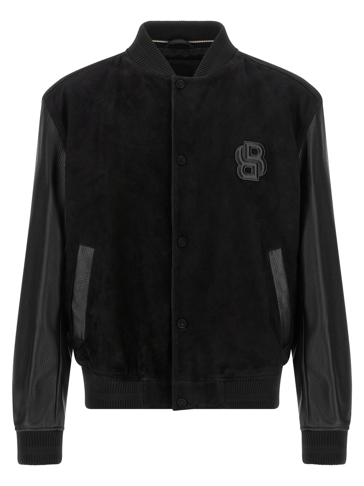 Hugo Boss Schwarzer Bomber aus Polyester