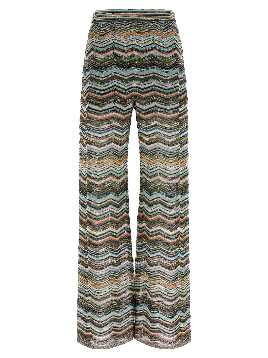 Missoni Mehrfarbige Hose aus Viskose mit ausgestelltem Bein