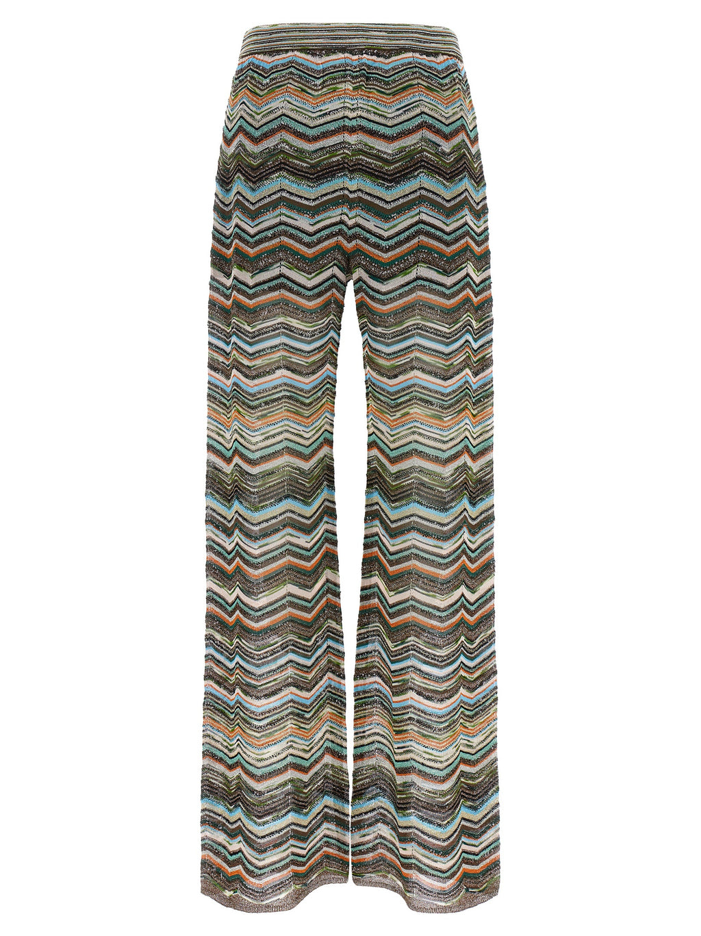Missoni Mehrfarbige Hose aus Viskose mit ausgestelltem Bein