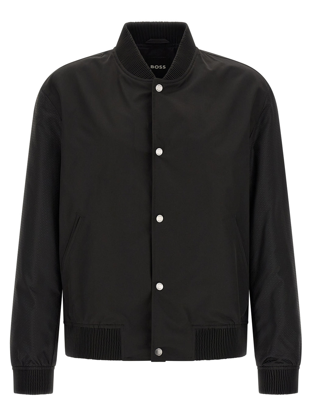Hugo Boss Schwarzer Bomber aus Polyester