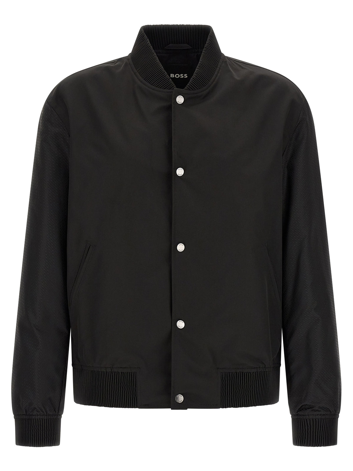 Hugo Boss Schwarzer Bomber aus Polyester