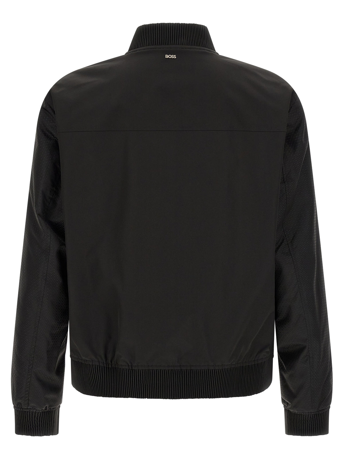 Hugo Boss Schwarzer Bomber aus Polyester